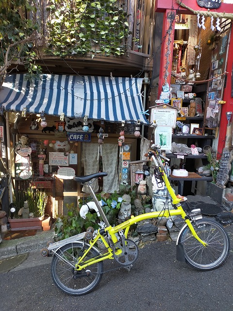自転車　裏路地　Tokyo Backstreets Bike Tour　ツアー サイクリング　ポタリング　東京　下町　江戸　町歩き　クルーズ ブロンプトン　Brompton　猫　ネコ　ねこ