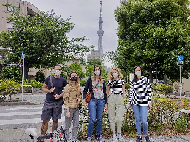 自転車　裏路地　Tokyo Backstreets Bike Tour　ツアー サイクリング　ポタリング　東京　下町　江戸　町歩き　クルーズ ブロンプトン　Brompton レンタサイクル　浅草　