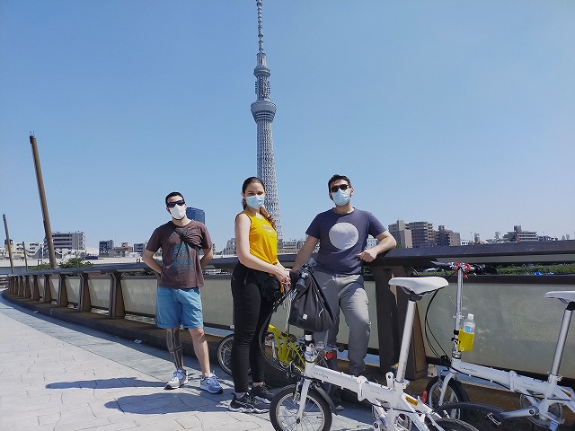 自転車　裏路地　Tokyo Backstreets Bike Tour　ツアー サイクリング　ポタリング　東京　下町　江戸　町歩き　クルーズ ブロンプトン　Brompton レンタサイクル　浅草　