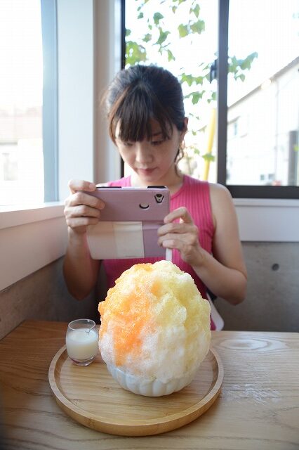 Tokyo Backstreets Bike Tour cycling Japanese food Asakusa streetfood shavedice sweets kakigori